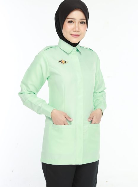 PENOLONG PEGAWAI PERUBATAN FEMALE OFFICIAL TOP - (BAJU SAHAJA)
