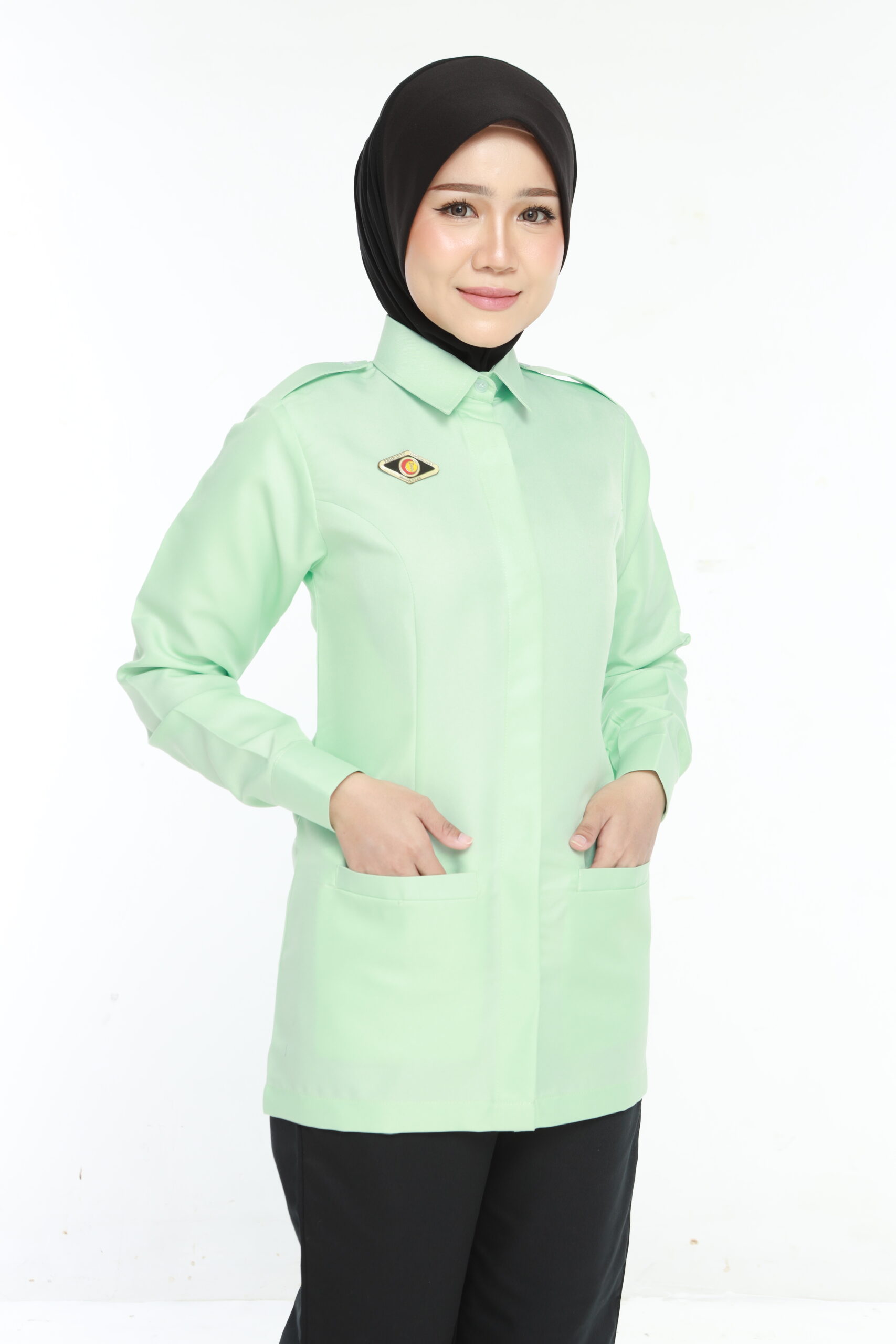 PENOLONG PEGAWAI PERUBATAN FEMALE OFFICIAL TOP - (BAJU SAHAJA)