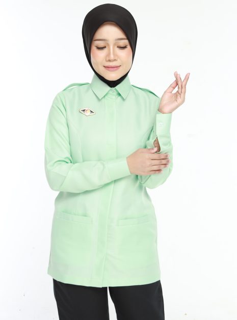 PENOLONG PEGAWAI PERUBATAN FEMALE OFFICIAL TOP - (BAJU SAHAJA)