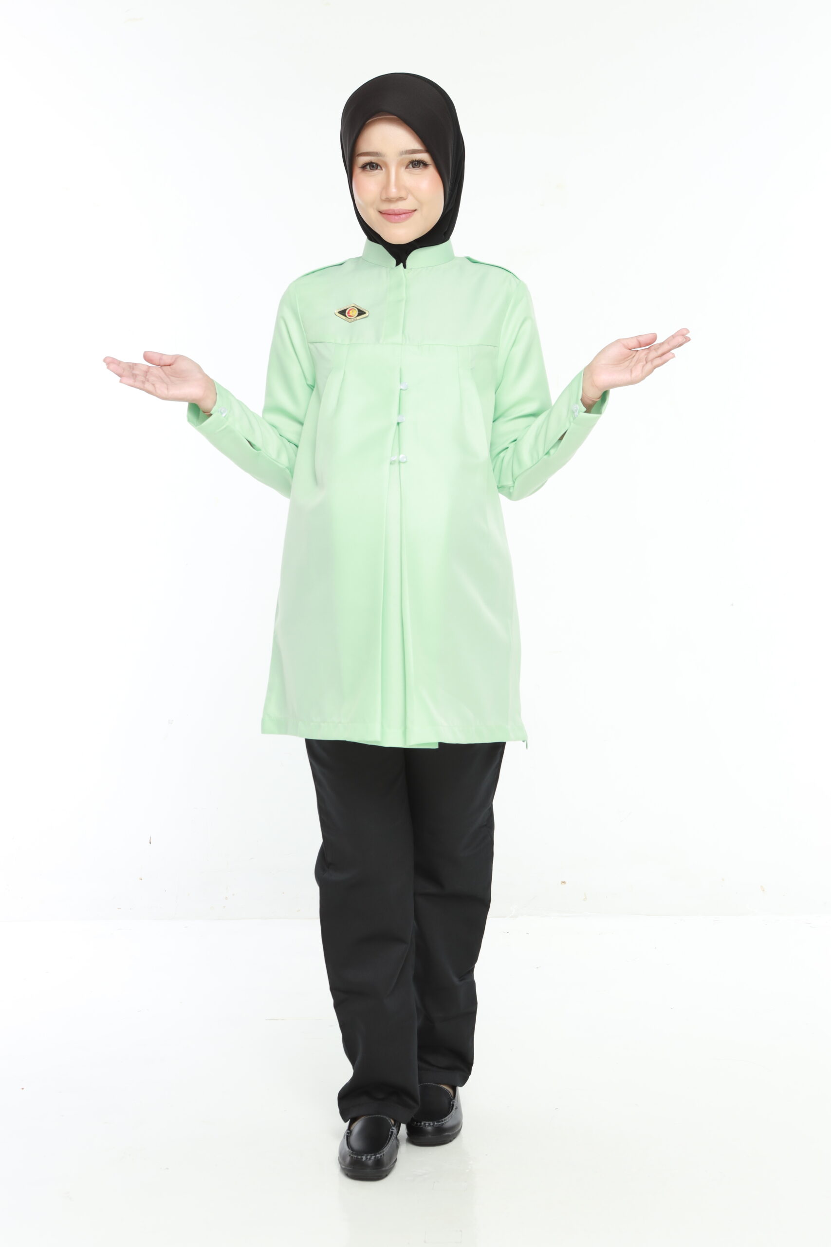 PENOLONG PEGAWAI PERUBATAN  (PPP) CLINCAL MATERNITY UNIFORM - (ONE SET TOP & PANT)