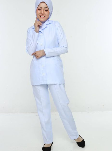 PEMBANTU PERAWATAN KESIHATAN FEMALE UNIFORM (ONE SET TOP & PANT)