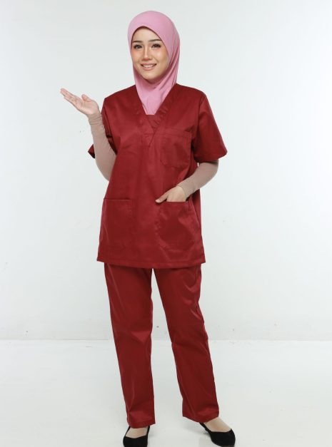 SCRUB SUIT NEW SERIES - MAROON