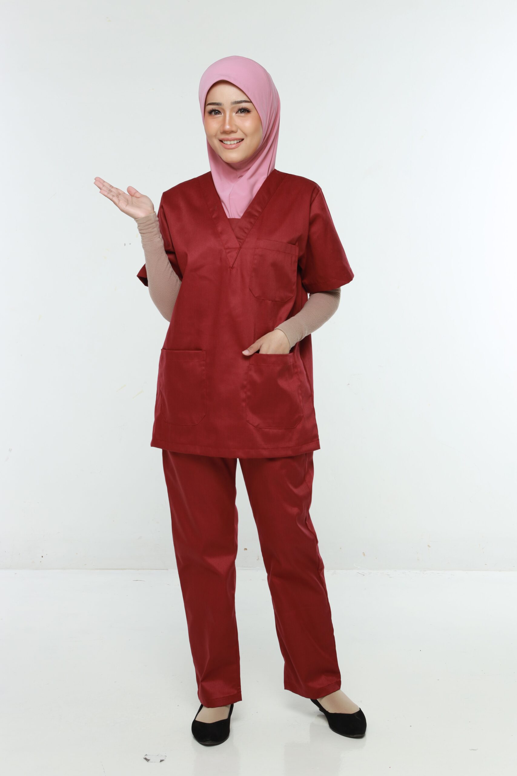 SCRUB SUIT NEW SERIES - MAROON