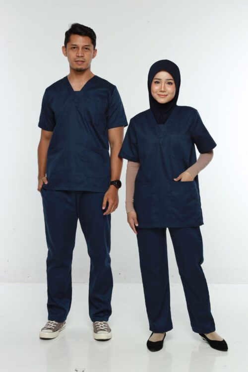 SCRUB SUIT NEW SERIES - NAVY BLUE 