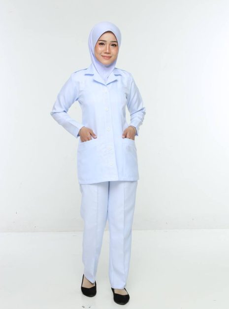 PEMBANTU PERAWATAN KESIHATAN FEMALE UNIFORM (ONE SET TOP & PANT)