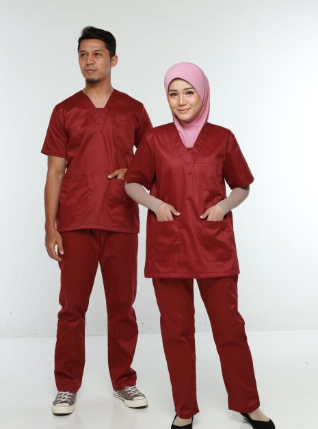 SCRUB SUIT NEW SERIES - MAROON