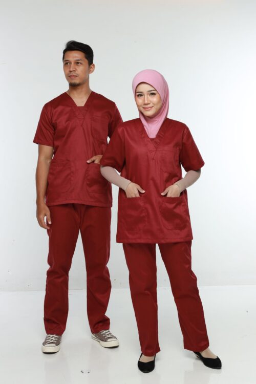 SCRUB SUIT NEW SERIES - MAROON