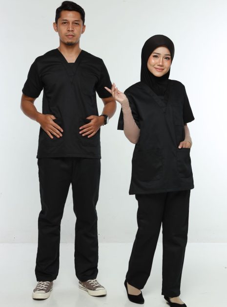 SCRUB SUIT NEW SERIES - BLACK 
