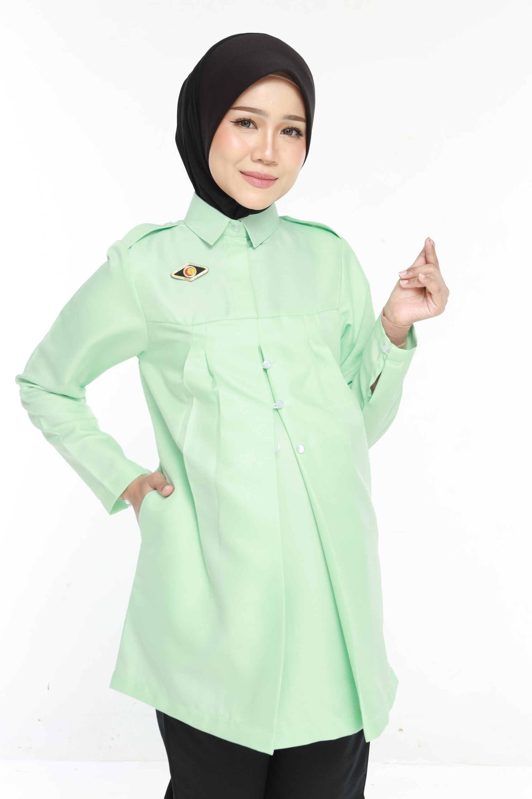 PENOLONG PEGAWAI PERUBATAN (PPP) OFFICIAL MATERNITY TOP - (BAJU SAHAJA)