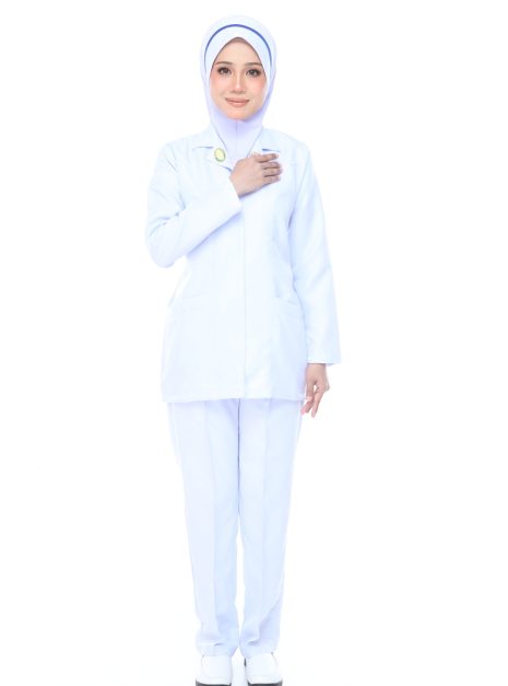 NURSE LONG SLEEVE UNIFORM (ONE SET TOP & PANT)