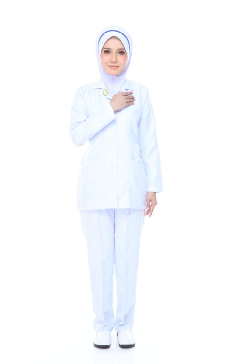NURSE LONG SLEEVE UNIFORM (ONE SET TOP & PANT)
