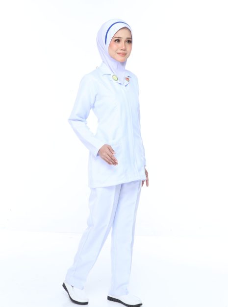 NURSE LONG SLEEVE UNIFORM (ONE SET TOP & PANT)