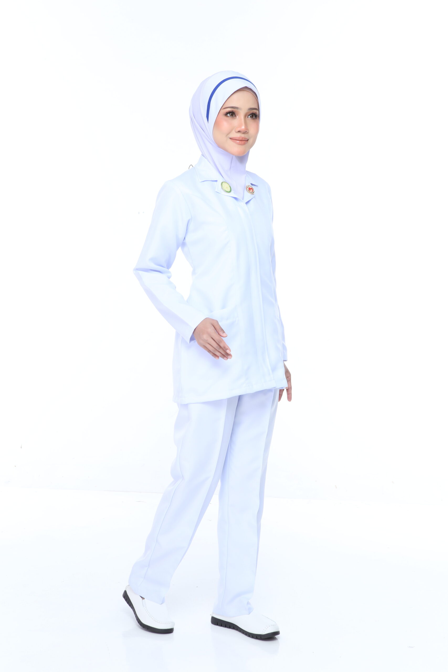 NURSE LONG SLEEVE UNIFORM (ONE SET TOP & PANT)
