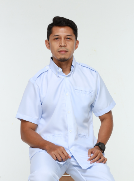 PEMBANTU PERAWATAN KESIHATAN MALE TOP - (BAJU SAHAJA)
