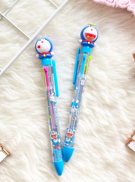 PEN 4 COLOURS - MEDIUM DORAEMON 