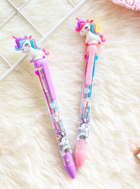 PEN 4 COLOURS - MEDIUM UNICORN 