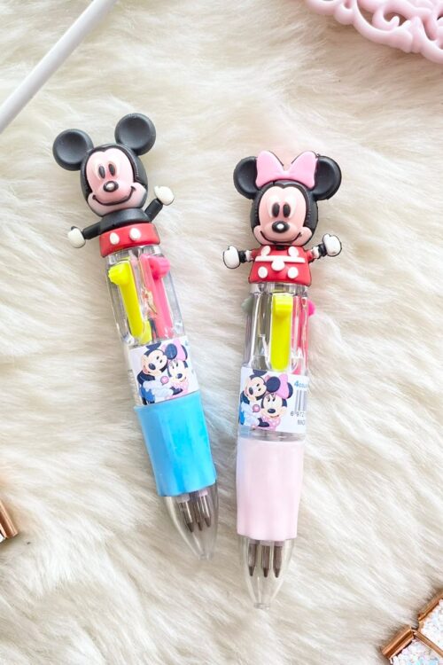 PEN 4 COLOURS - MNI MICKEY & MINNIE
