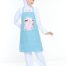APRON BJ - BORN TO BE A NURSE LIGHT BLUE