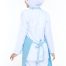 APRON BJ - BORN TO BE A NURSE LIGHT BLUE