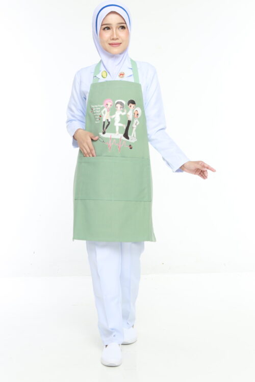 APRON BJ - NEVER FORGET YOU GREEN