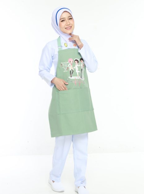 APRON BJ - NEVER FORGET YOU GREEN