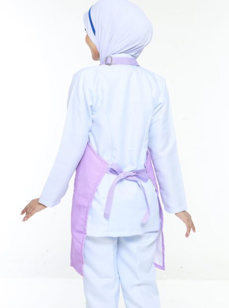 APRON BUTIK JURURAWAT - PURPLE