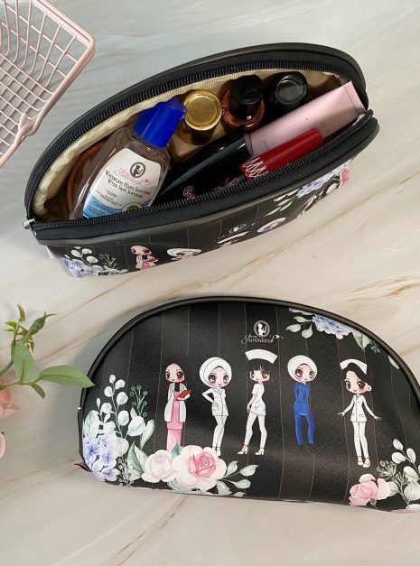 BUTIK Jururawat Cosmetic Pouch Bag - Black