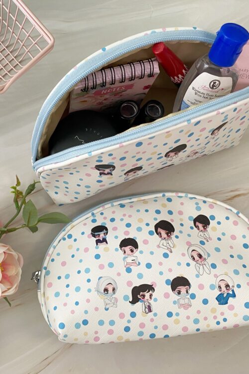BUTIK Jururawat Cosmetic Pouch Bag - White