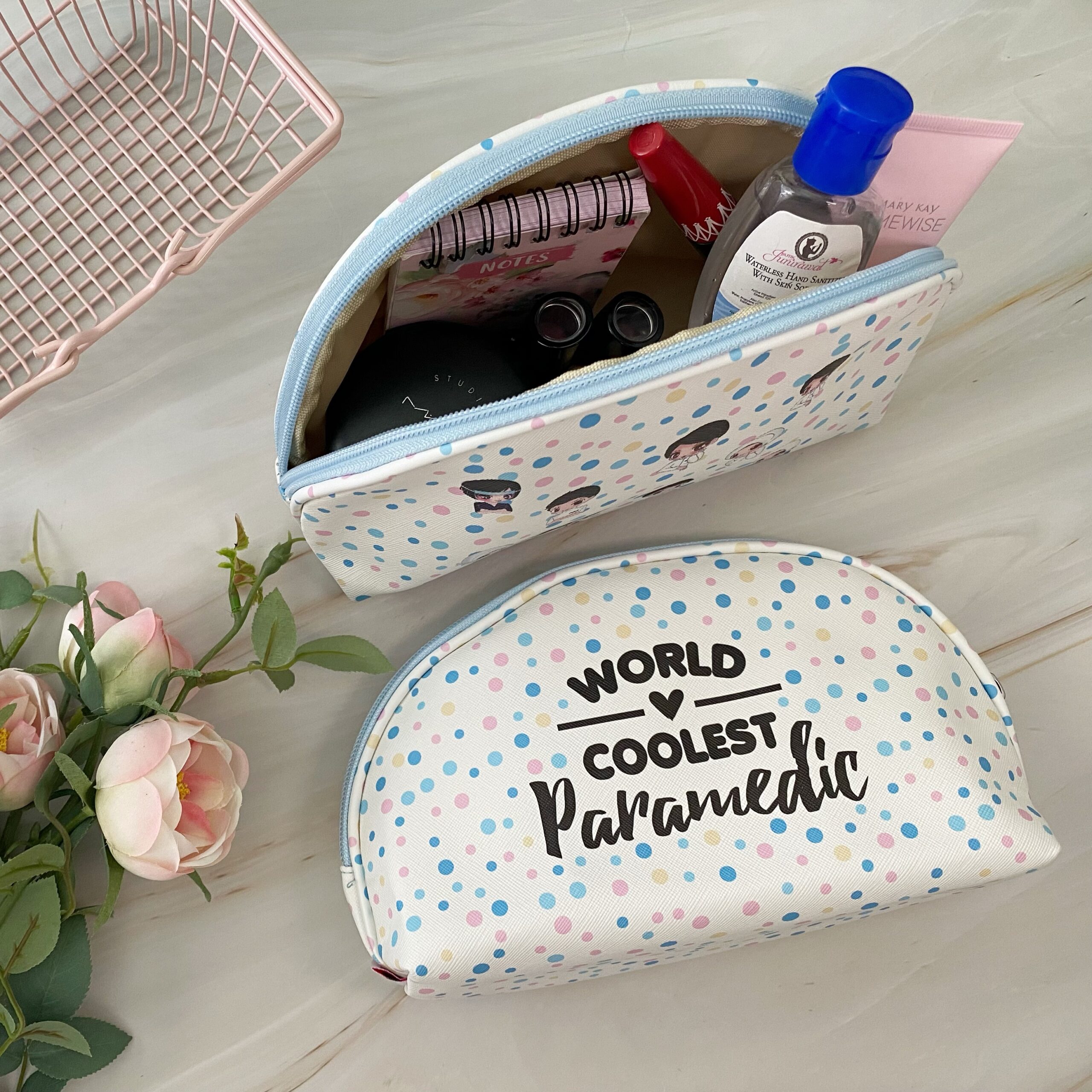 BUTIK Jururawat Cosmetic Pouch Bag - White