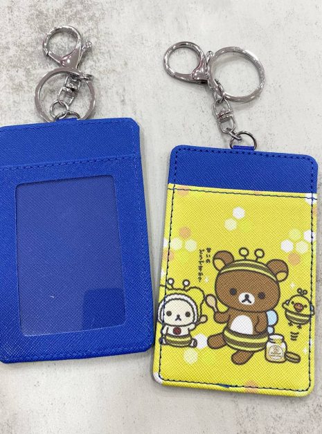 Card Holder Blue Yellow - Bear