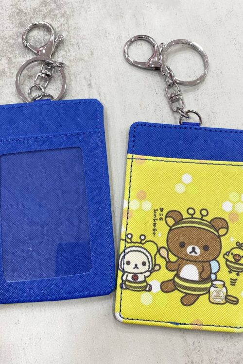 Card Holder Blue Yellow - Bear