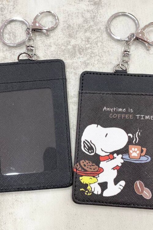 Card Holder Black - Anytime is Coffee Time