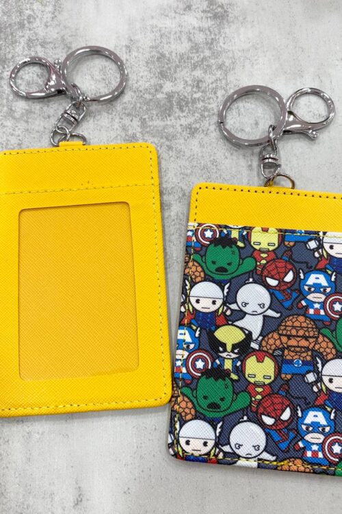 Card Holder Yellow Black - Heroes