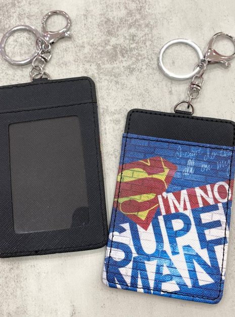 Card Holder Black - Im Not Superman