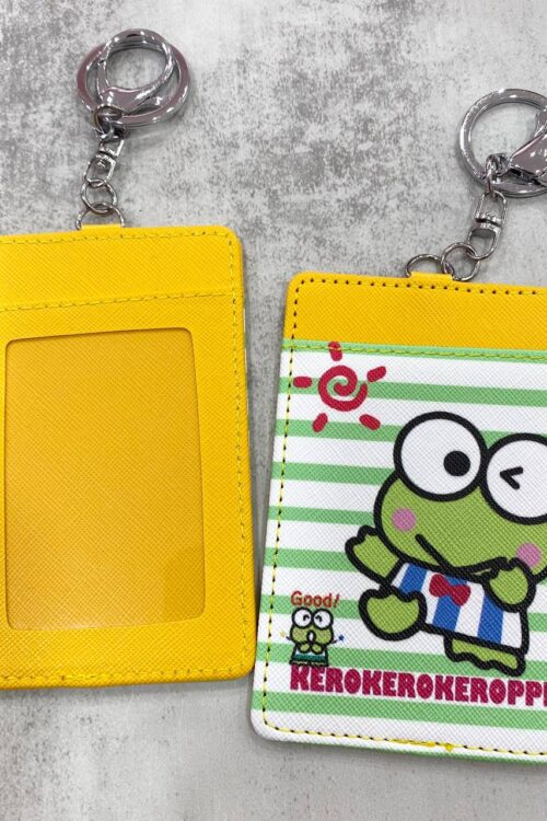 Card Holder Yellow - Keroppi