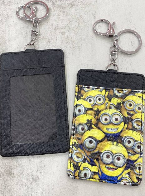 Card Holder Black - Yellow Minion