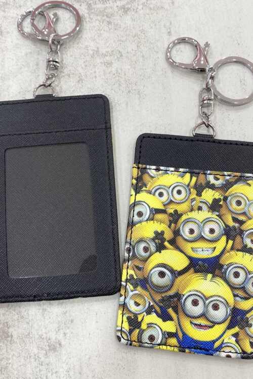 Card Holder Black - Yellow Minion