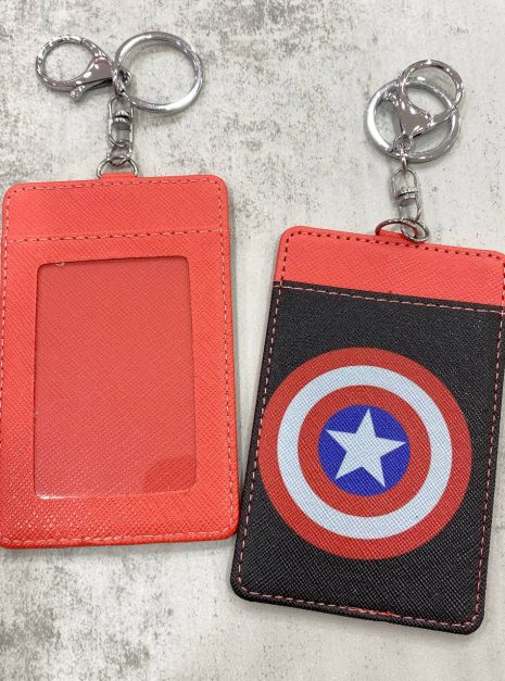 Card Holder Red Black - America