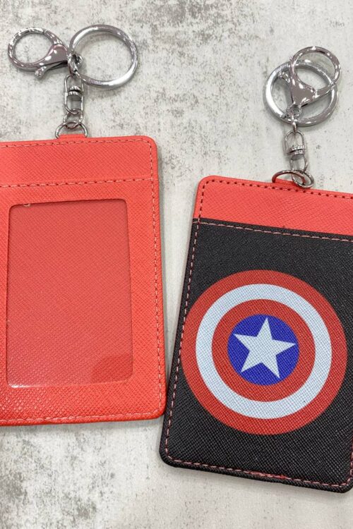 Card Holder Red Black - America