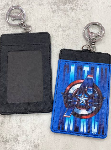 Card Holder Blue Black - Captain America