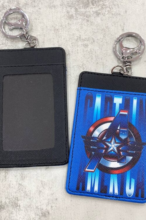 Card Holder Blue Black - Captain America