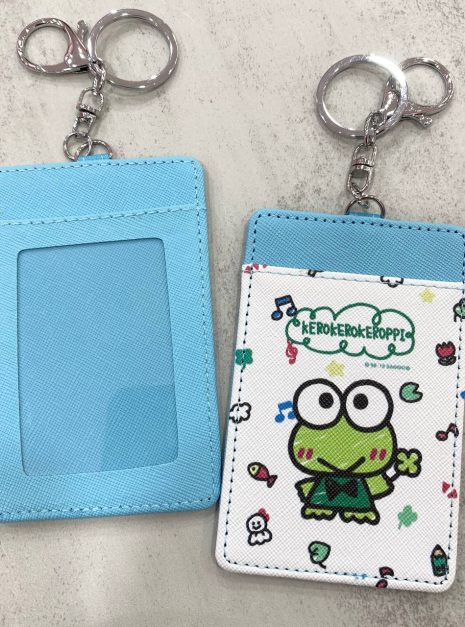 Card Holder Blue White - Frog