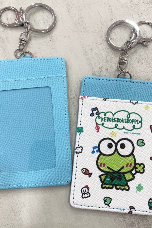 Card Holder Blue White - Frog