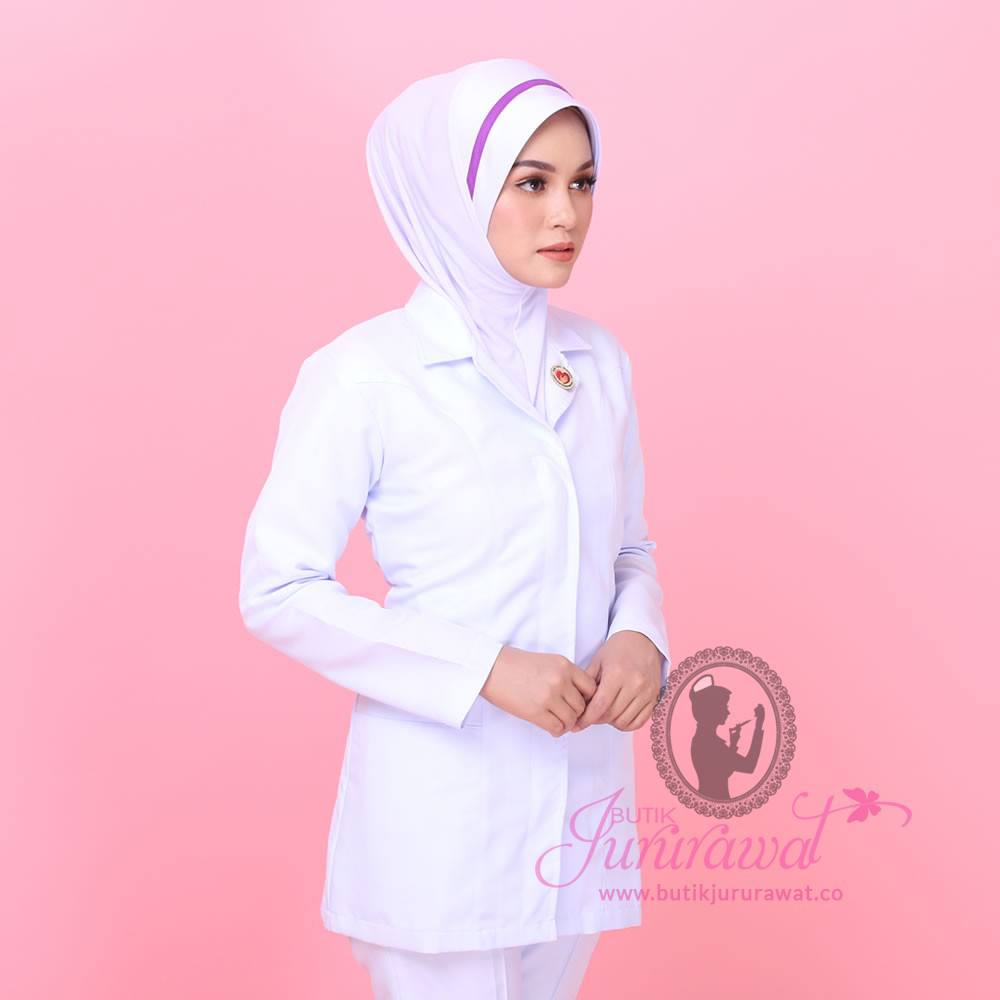 Tudung Soft Awning Full Scuba Jururawat Masyarakat (M) - CLEARANCE