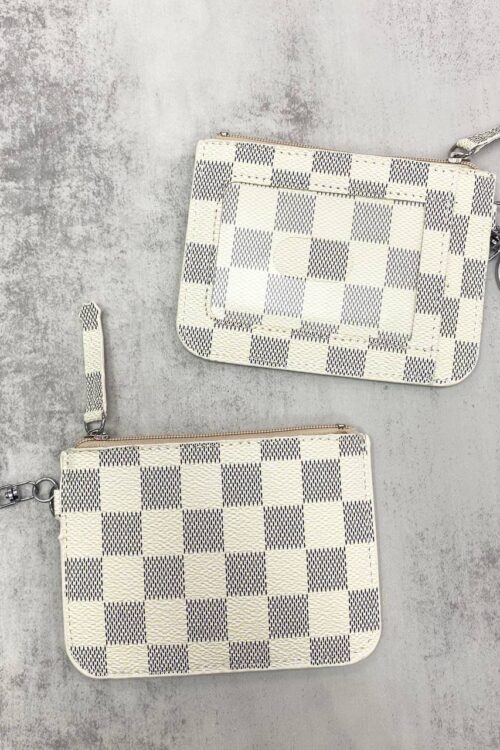 Card Holder Horizontal - Cream Marble