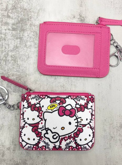 Card Holder Horizontal - Hot Pink Hello Kitty