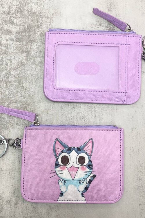 Card Holder Horizontal - Cute Cat