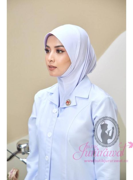 Tudung Hard Awning Lapik Dagu Plain (M) - CLEARANCE