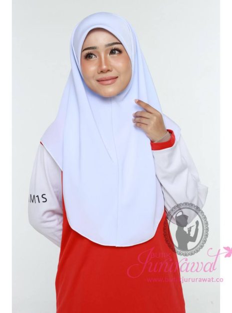 TUDUNG SEKOLAH DUA LAPIS - SAIZ S
