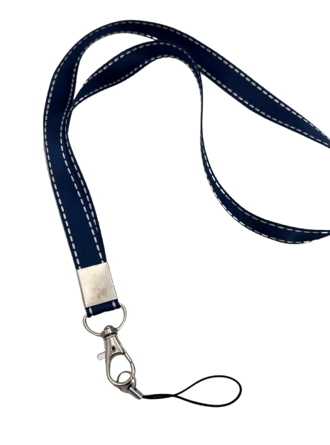 Lanyard Plain - Navy Blue
